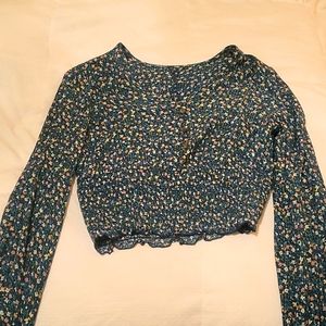 Gypsies & Moondust new cropped floral top